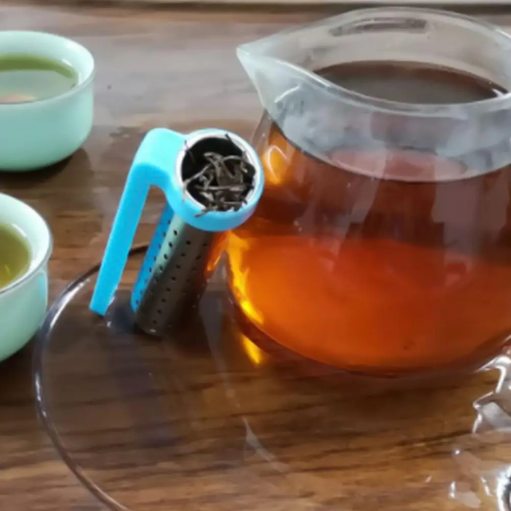 Great Tea Diffuser Precise Holes Stainless Steel Tea Filter Outflow Smoothly Herbal Tea Metal Infuser - Image 2