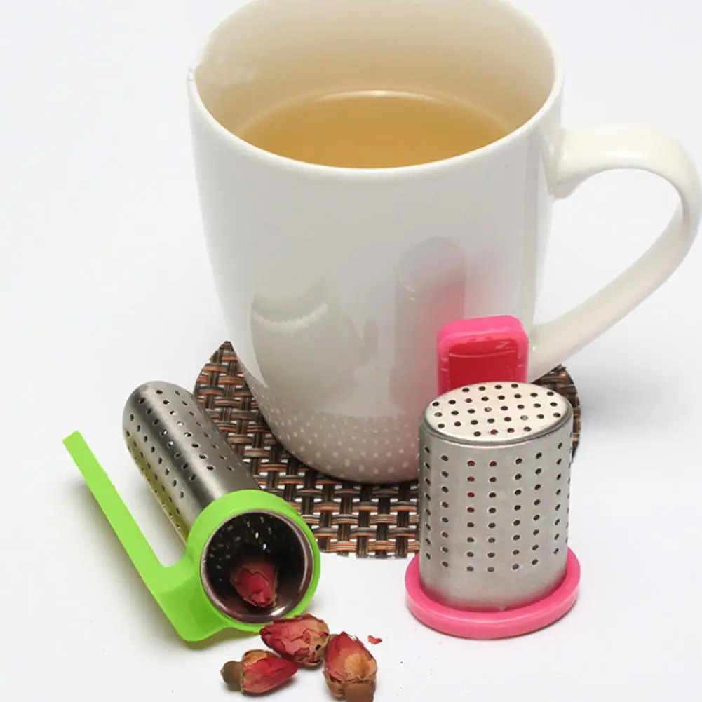 Great Tea Diffuser Precise Holes Stainless Steel Tea Filter Outflow Smoothly Herbal Tea Metal Infuser
