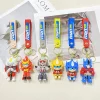 Cartoon Transformers Keychain Optimus Prime Bumblebee Mecha Doll Couple Keychain Pendant Boy Birthday Gift Christmas Gift