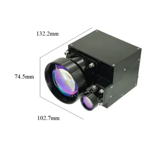 Outdoor Long Range 1535nm Laser Rangefinder Module 15000m Mounted Rail Finder 15km Distance Sensor for Drone Use