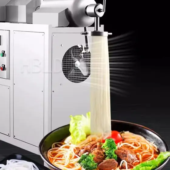 Fresh Rice Noodles Making Machine Simple Operation Mung Bean Vermicelli Extruder for Home Use Kitchen Appliance