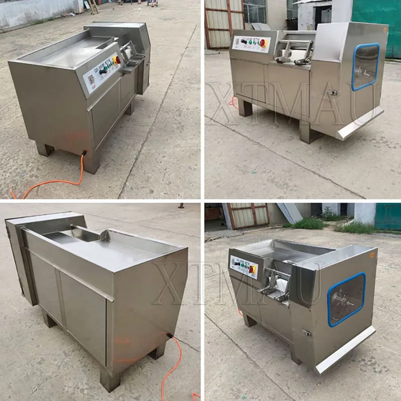 Electric Meat Slicer 500Kg/H Commercial Stainless Steel Automatic Vegetable Cutter Grinder Home Appliance - Image 4
