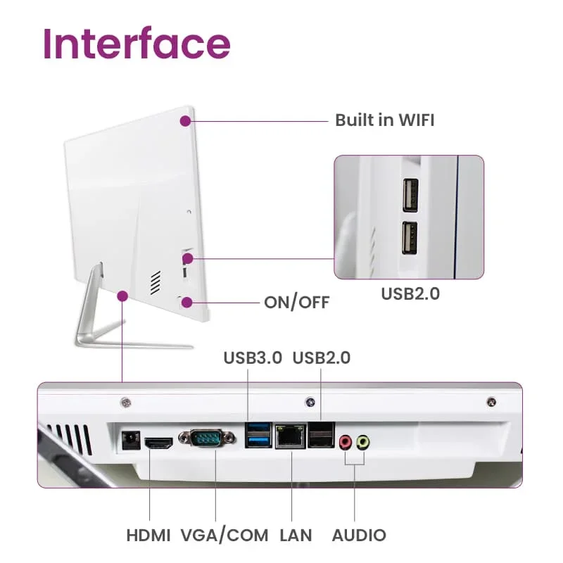 Cheap core i3 i5 i7 for all-in-one pc desktop computer - Image 6